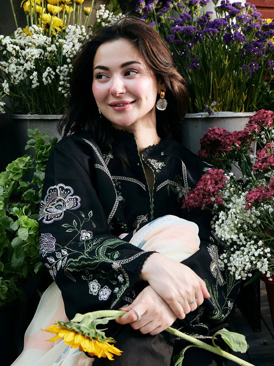 ZARA SHA JAHAN - 3PC Lawn Embroidered Suit - NE - A1051