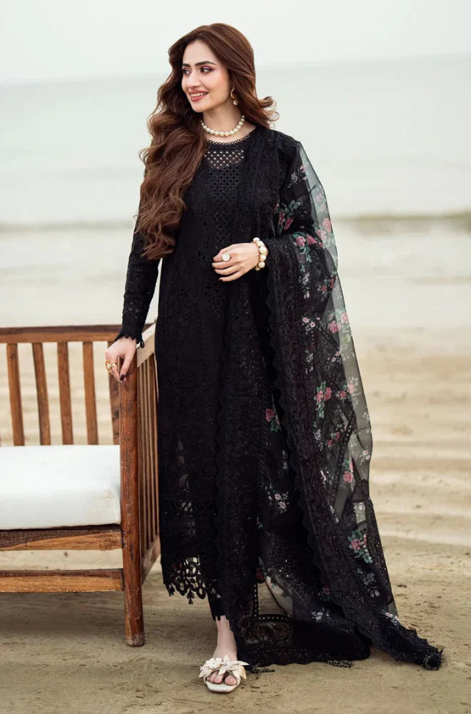 Nureh - 3PC Lawn Embroidered Suit -NE- A1043
