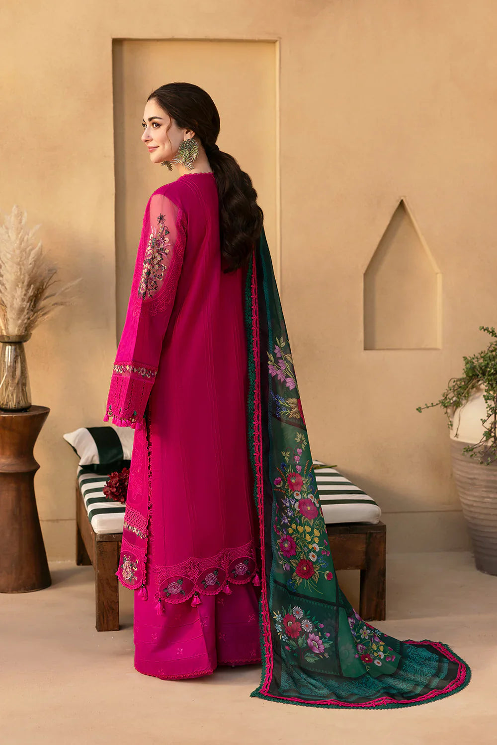 Saira Rizwan- 3PC Lawn Embroidered Suit -NE-A1044