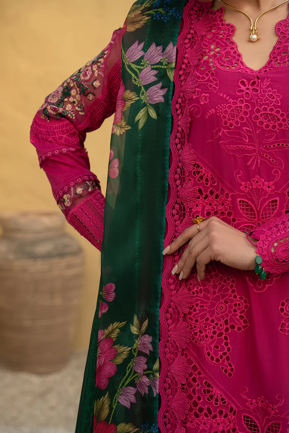 Saira Rizwan- 3PC Lawn Embroidered Suit -NE-A1044