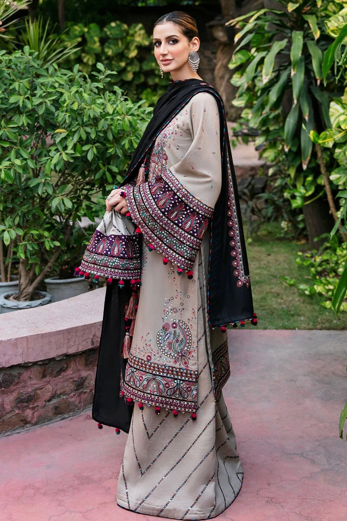 JAZMIN - 3PC Lawn Embroidered Suit - NE - A1050