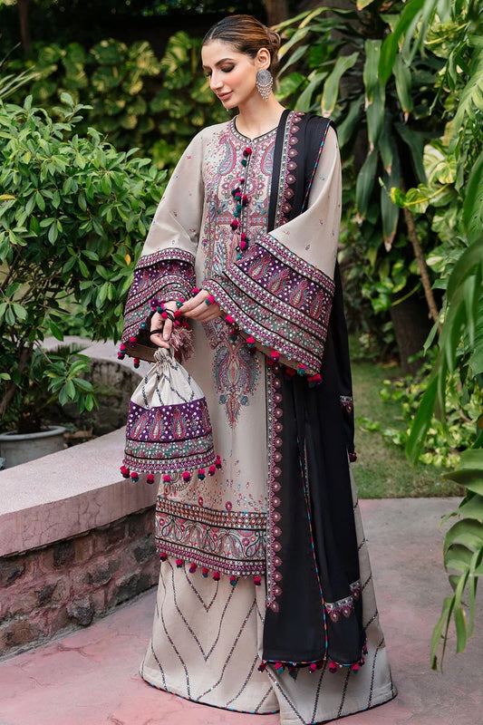 JAZMIN - 3PC Lawn Embroidered Suit - NE - A1050