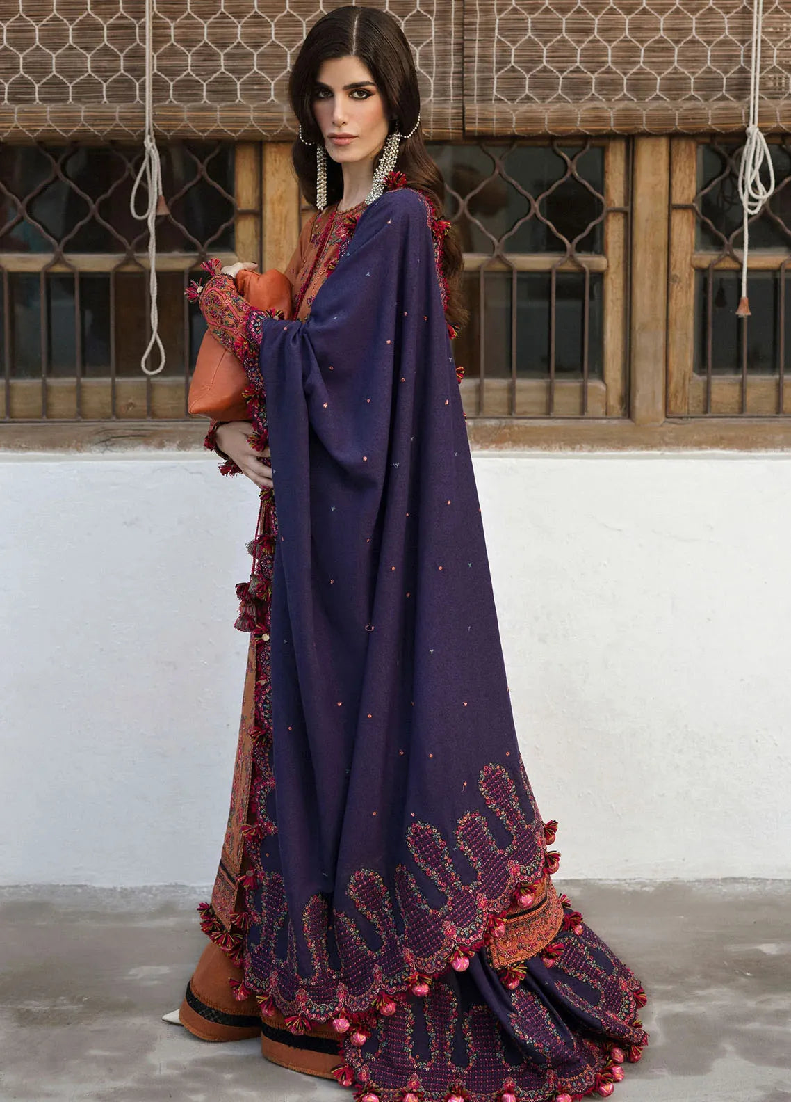 Hussain Rehar - 3PC Lawn Embroidered Suit - NE - A1053