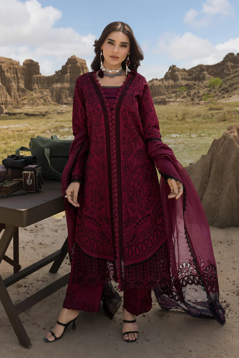 RANG RASIYA - 3PC Lawn Embroidered Suit - NE - A1052