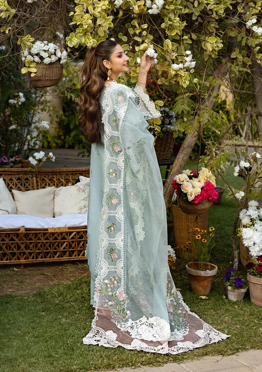 ELAF - 3PC Lawn Embroidered Suit - NE - A1058