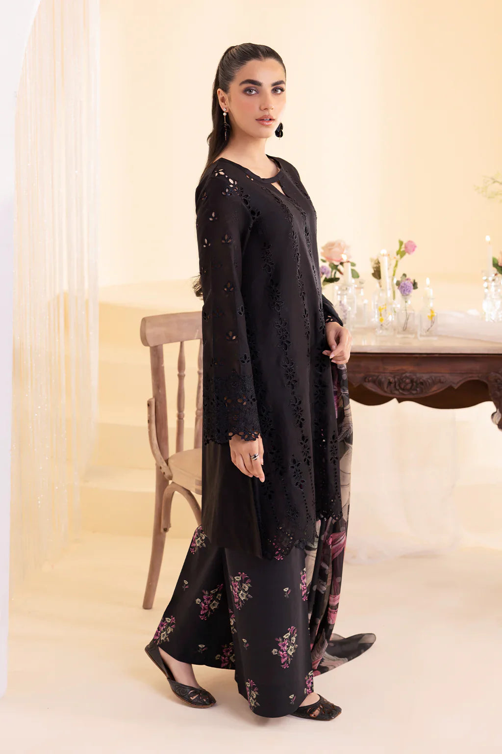 IZNIK - 3PC Luxury Dhanak Embroidered Suit - NE - A1081