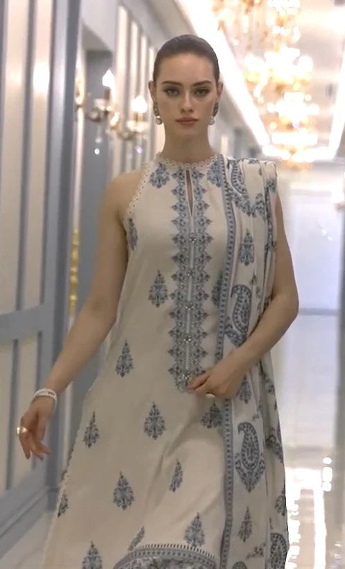 NEs-07 | Unstitched 3PC Wool Marina