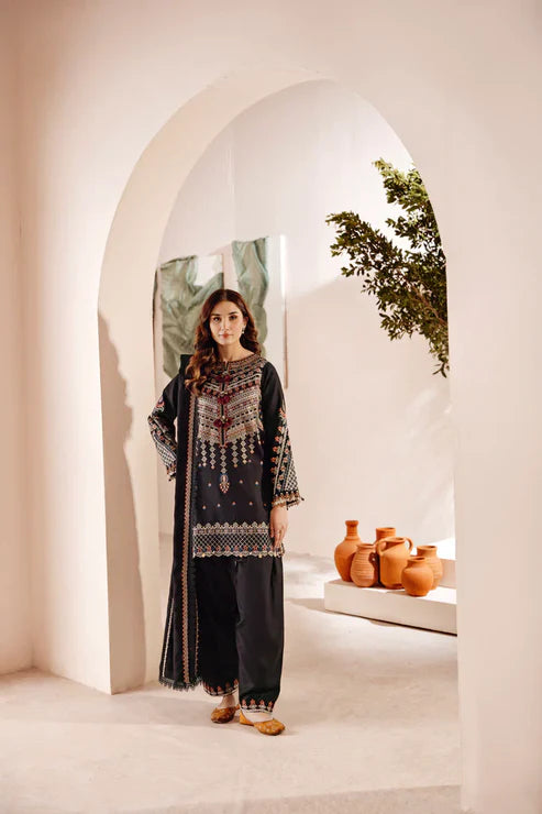 NES-49 | Unstitched 3PC Wool Marina