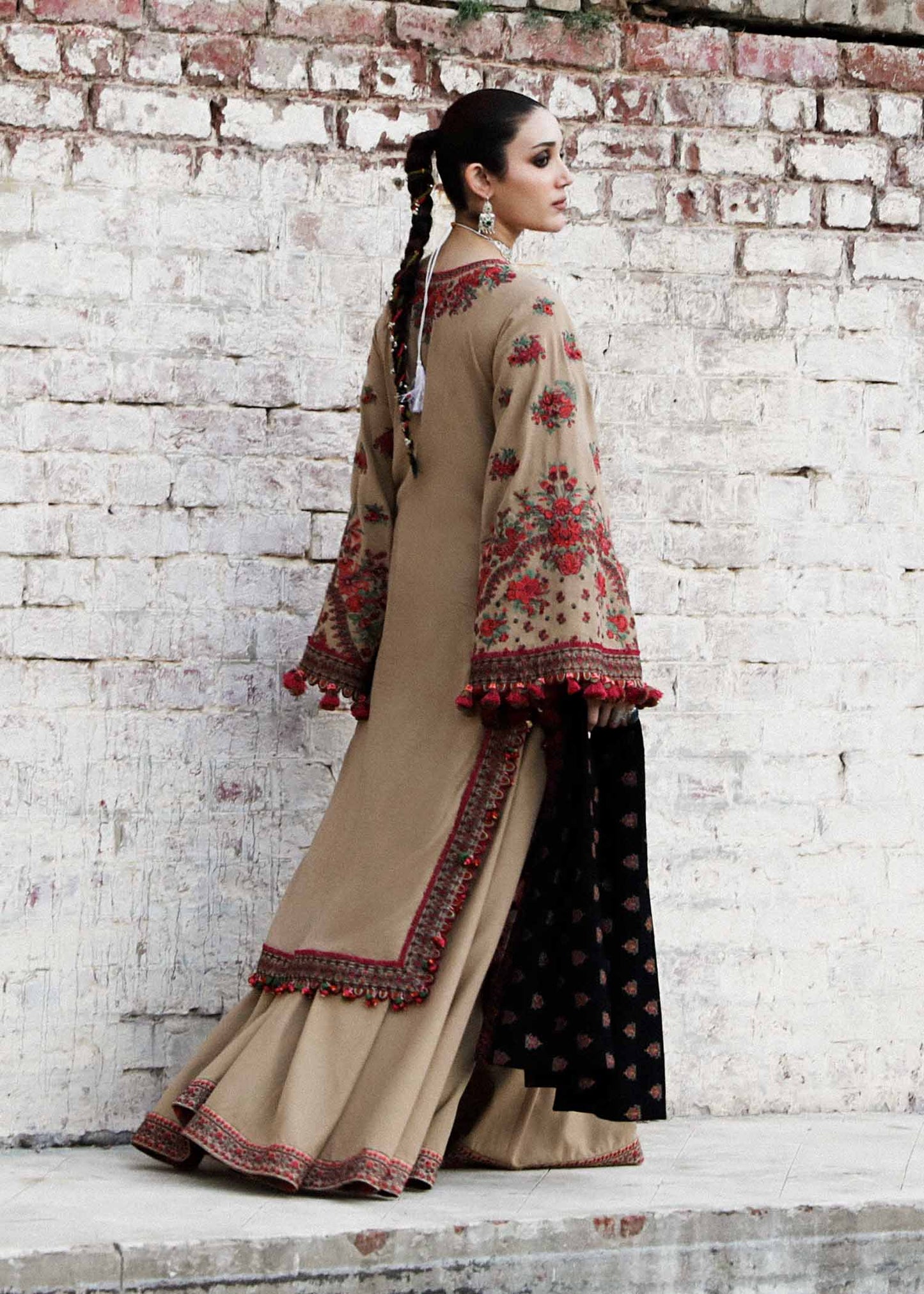 Hussain Rehar - 3PC Lawn Embroidered Suit -NE-A1045