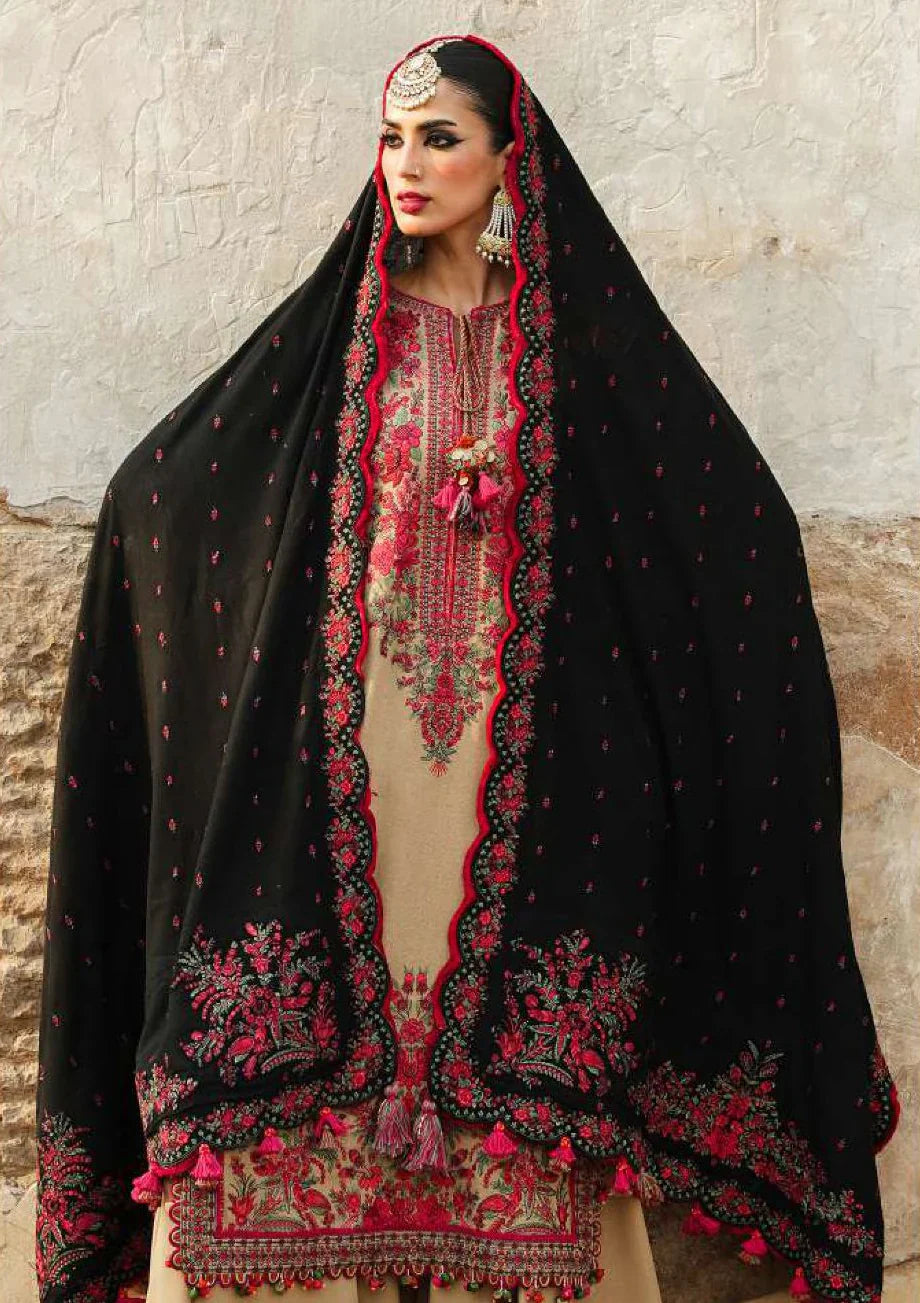 Hussain Rehar - 3PC Lawn Embroidered Suit -NE-A1045