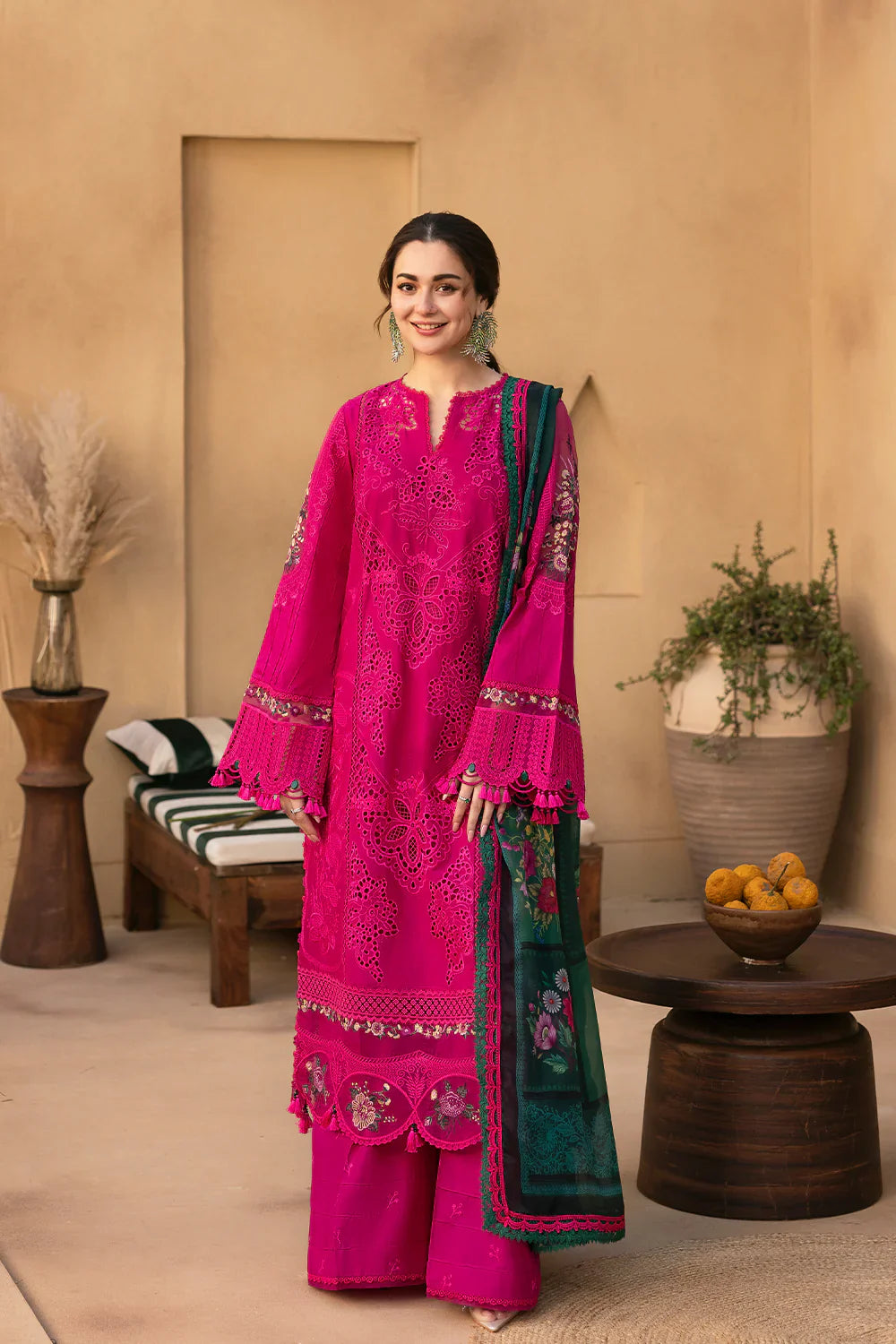 Saira Rizwan- 3PC Lawn Embroidered Suit -NE-A1044