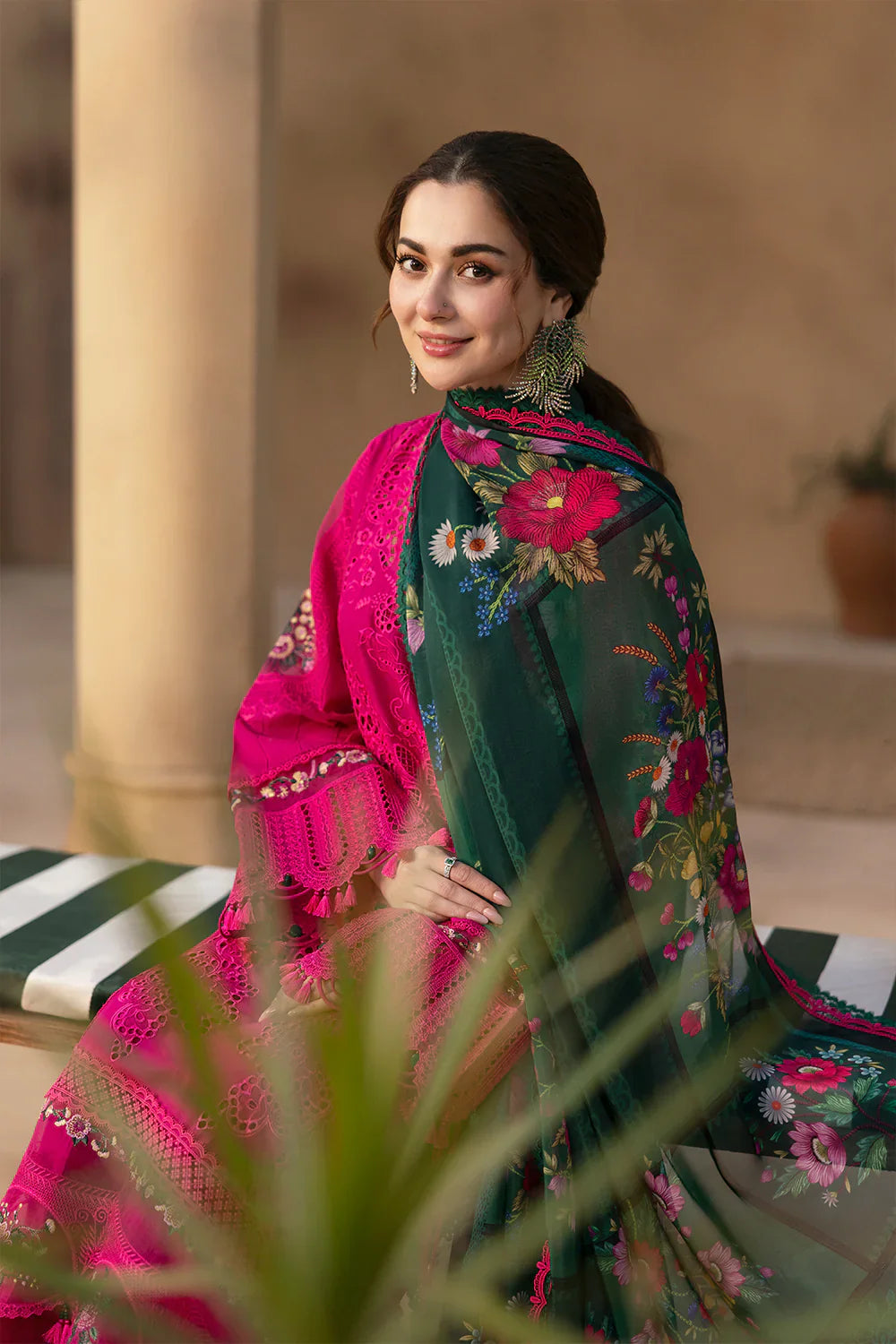 Saira Rizwan- 3PC Lawn Embroidered Suit -NE-A1044