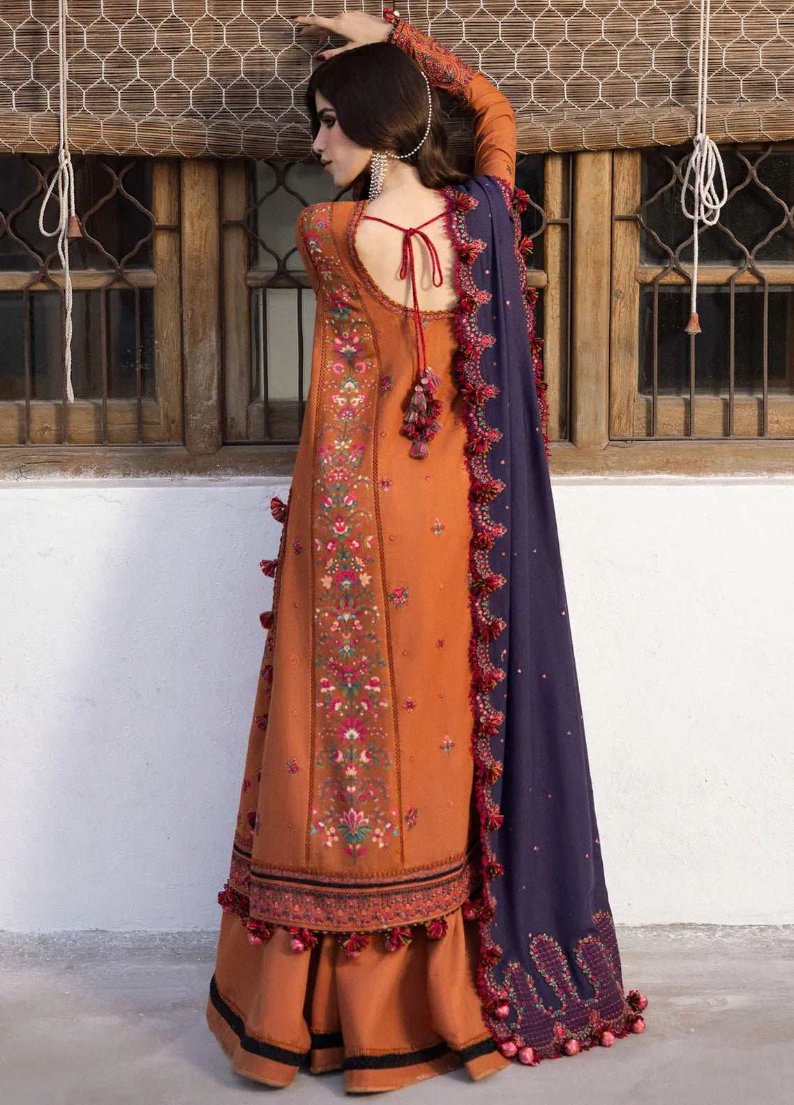Hussain Rehar - 3PC Lawn Embroidered Suit - NE - A1053