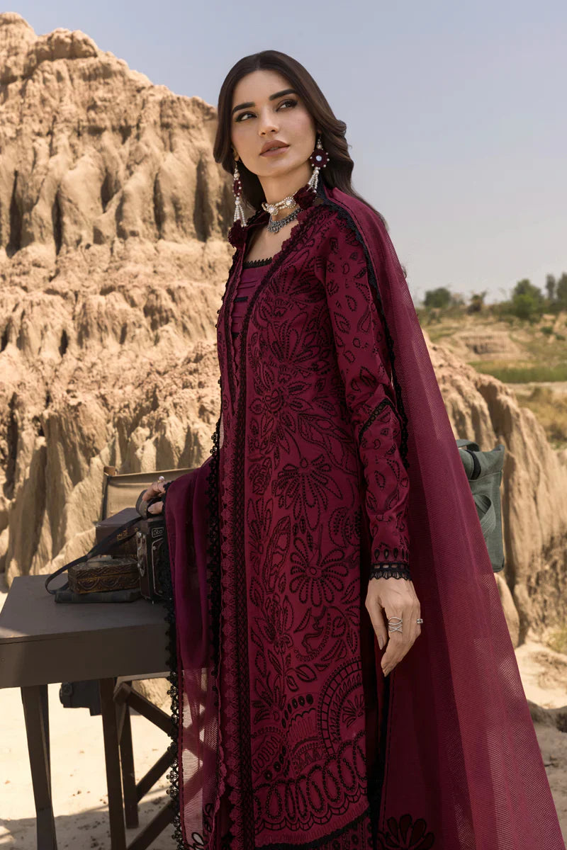 RANG RASIYA - 3PC Lawn Embroidered Suit - NE - A1052