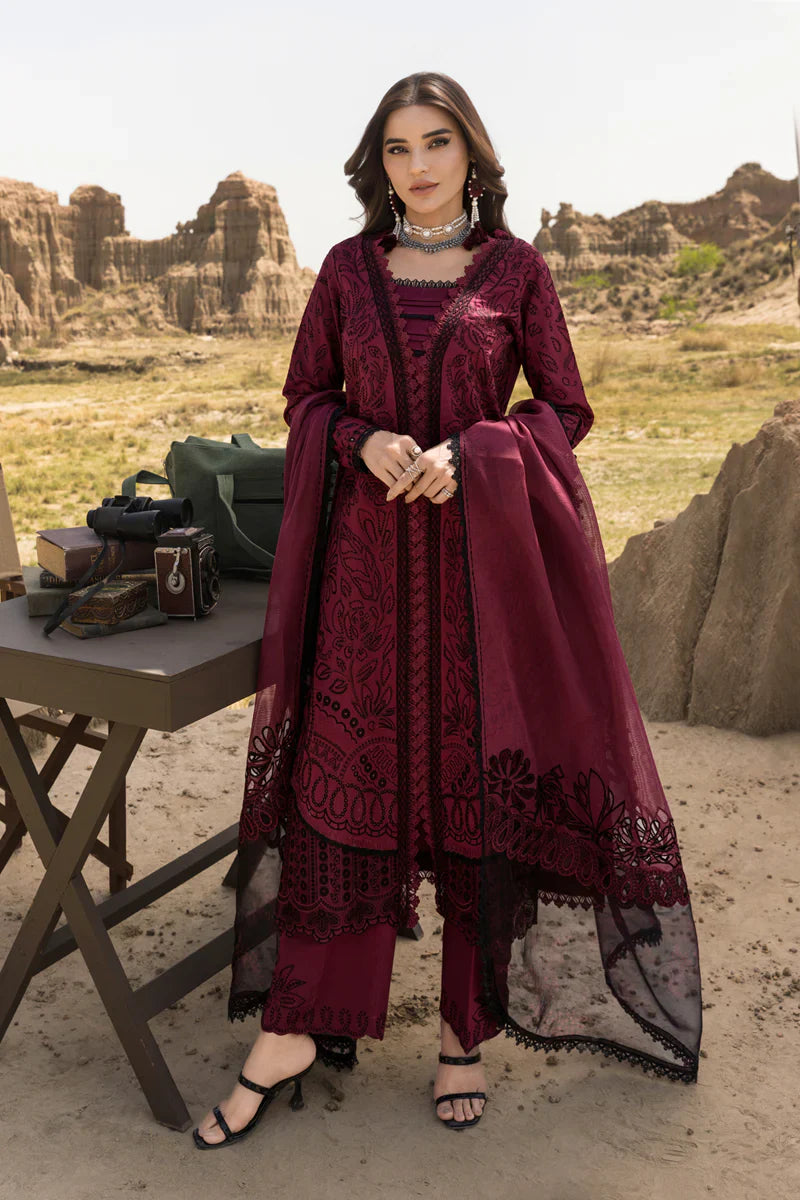 RANG RASIYA - 3PC Lawn Embroidered Suit - NE - A1052