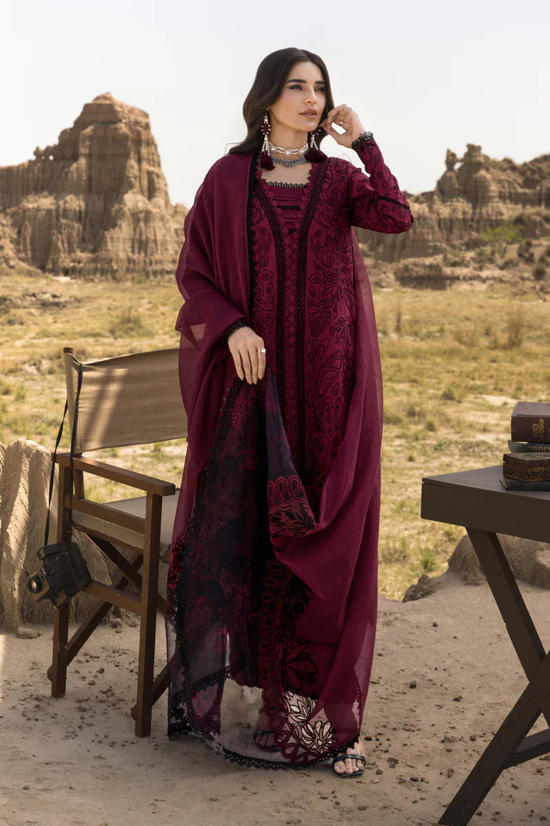 RANG RASIYA - 3PC Lawn Embroidered Suit - NE - A1052