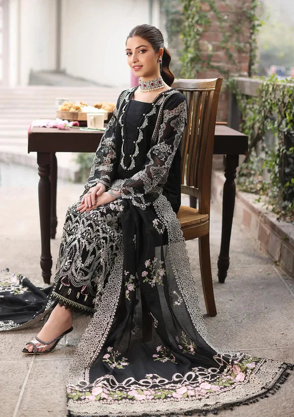KAHF- 3PC Lawn Embroidered Suit - NE -A1055