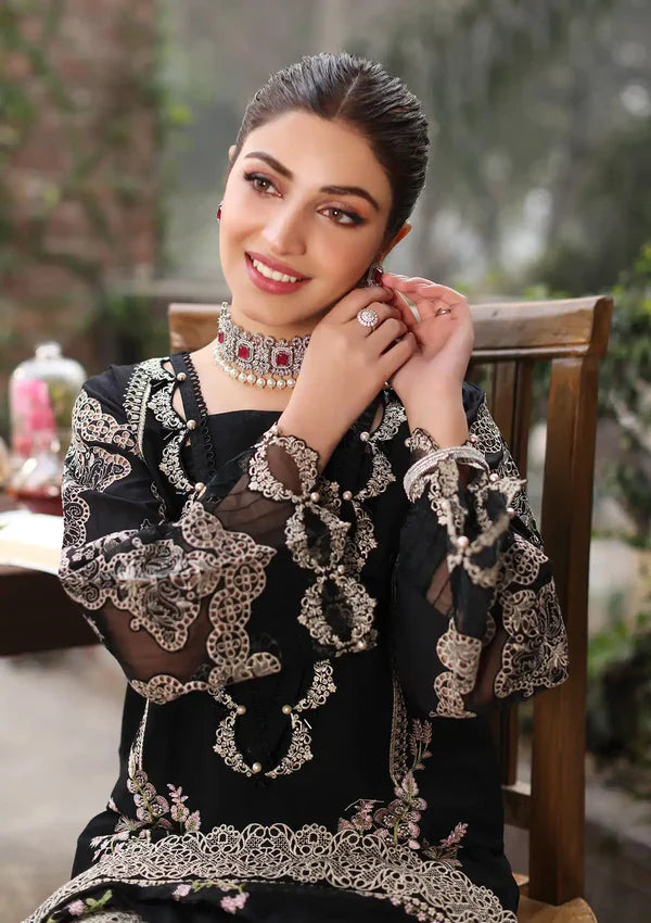 KAHF- 3PC Lawn Embroidered Suit - NE -A1055