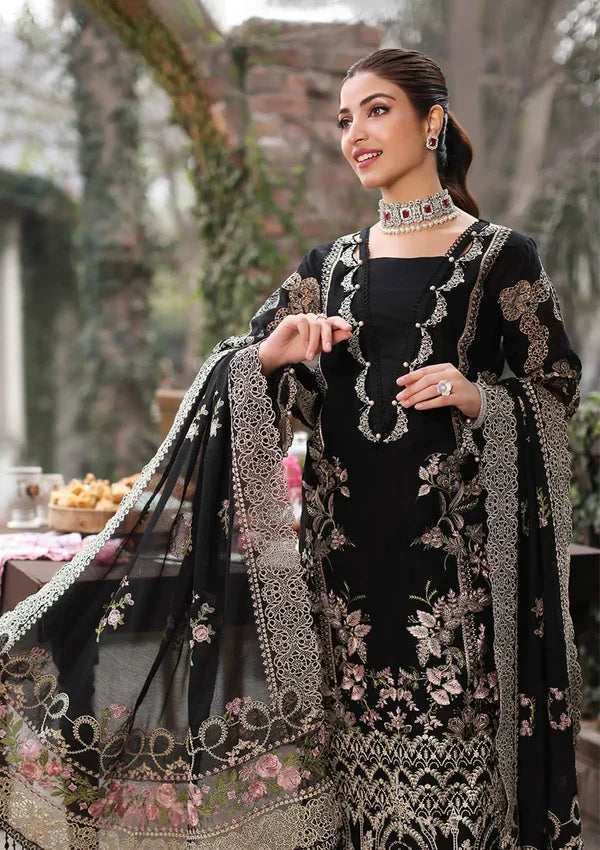 KAHF- 3PC Lawn Embroidered Suit - NE -A1055