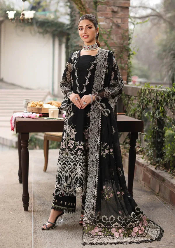 KAHF- 3PC Lawn Embroidered Suit - NE -A1055