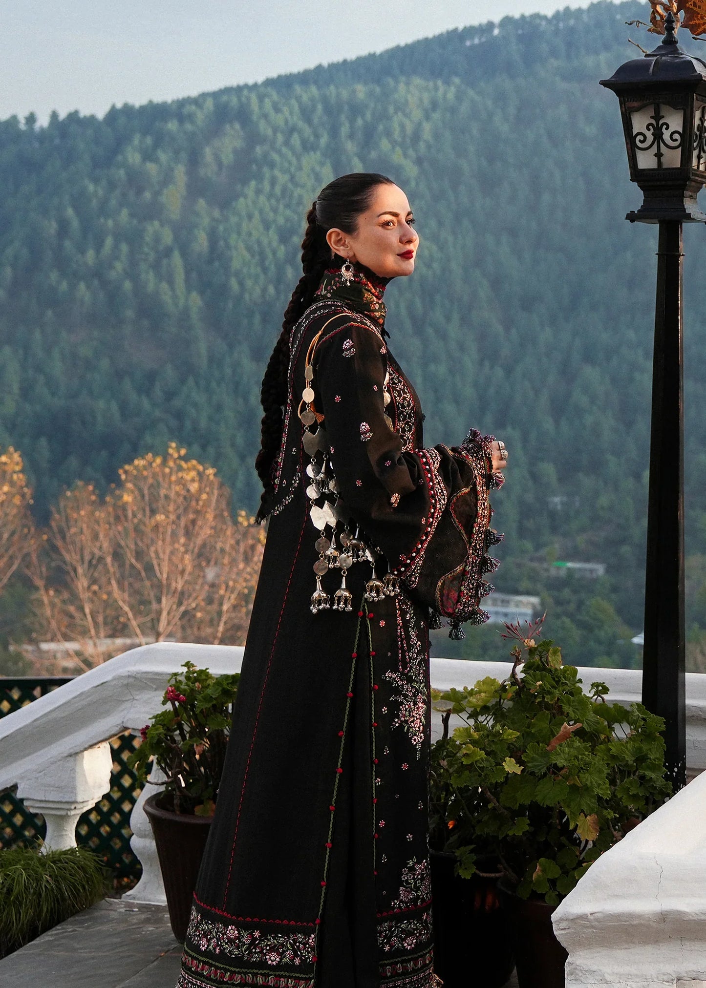 Hussain Rehar - 3PC Luxury Dhanak Embroidered Suit - NEWB - A1069