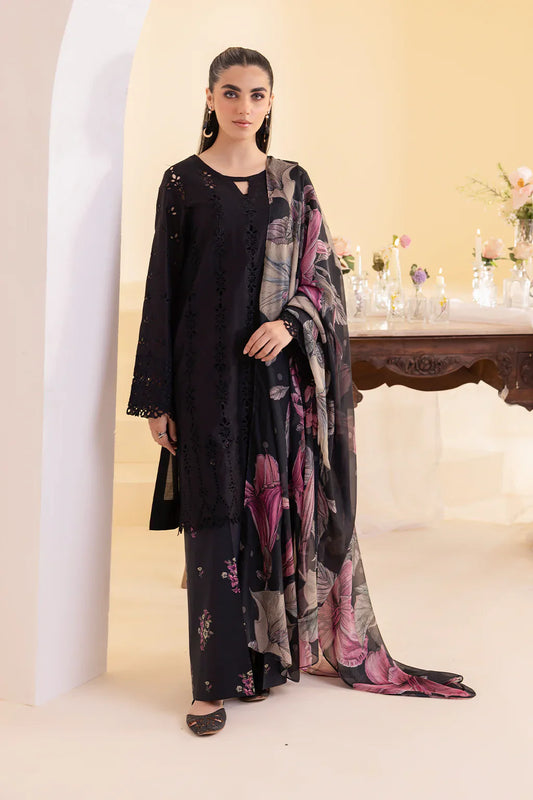 IZNIK - 3PC Luxury Dhanak Embroidered Suit - NE - A1081