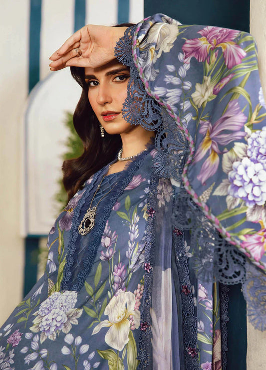 M.Prints By Maria B Embroidered Cambric Suits Unstitched 3 Piece