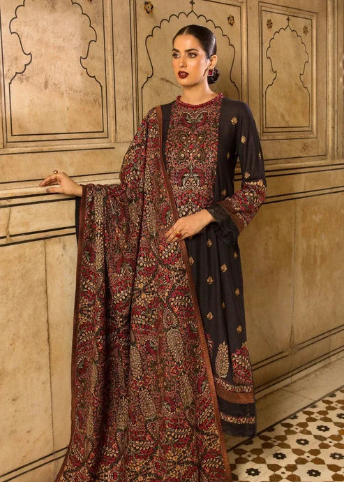 NES-53 | Unstitched 3PC Wool Marina